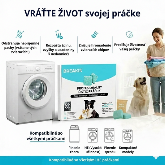 Curățător profesional pentru mașina de spălat – enzime active